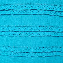 "As Is" Colleen Lopez Knit Ruffle Layering Tank