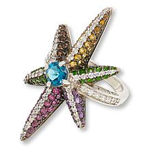 "As Is" Colleen Lopez North Star Multigem Ring