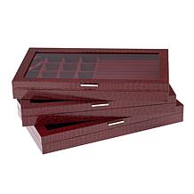"As Is" Colleen's Prestige™ Set of 3 Large Jewelry Boxes