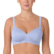 "As Is" Comfort Code 2-pack Lightly Lined Lace Trim Wireless Bra