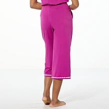 "As Is" Comfort Code 2-piece Cotton-Blend Knit Tank Top & Cropped P...