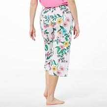"As Is" Comfort Code 2-piece Soft & Light Top and Capri Pant Sleep Set
