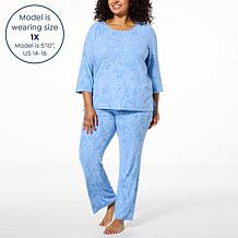 "As Is" Comfort Code Brushed Ribbed Knit Tunic and Pant Set
