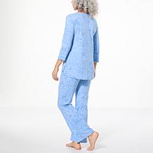 "As Is" Comfort Code Brushed Ribbed Knit Tunic and Pant Set