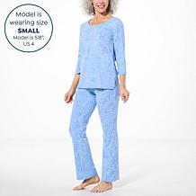 "As Is" Comfort Code Brushed Ribbed Knit Tunic and Pant Set