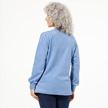 "As Is" Comfort Code Fleece Flutter-Hem Pullover