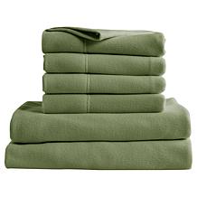 "As Is" Concierge Collection 6-Piece Fleece Sheet Set