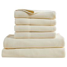 "As Is" Concierge Collection 6-Piece Fleece Sheet Set