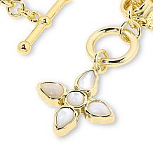 "As Is" Connie C Carroll Jewelry Claira Reversible Cross Drop Bracelet