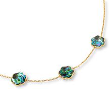 "As Is" Connie Craig Carroll Jewelry Ellie 20" Flower Station Necklace