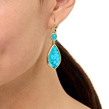 "As Is" Connie Craig Carroll Jewelry Ellie Geometric Drop Earrings