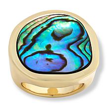 "As Is" Connie Craig Carroll Jewelry Eve Shell Solitaire Ring