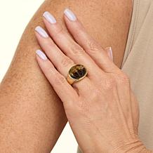 "As Is" Connie Craig Carroll Jewelry Julia Carved Gemstone Ring