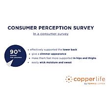 "As Is" Copper Life Lower Back Support Yoga Leggings