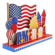 "As Is" Craft Buddy Crystal Art Americana 3D Scene