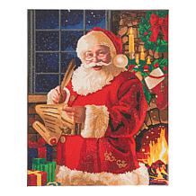 "As Is" Craft Buddy Crystal Art Set of 2 Framed Canvas Kits