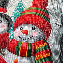 "As Is" Craft Buddy Crystal Art Set of 2 Framed Canvas Kits