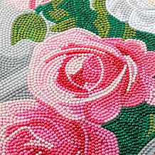 "As Is" Craft Buddy Crystal Art Set of 2 Framed Canvas Kits