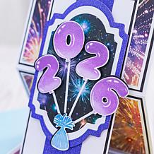 "As Is" Crafter's Companion Balloon Numbers Stamp and Die Set