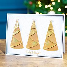 "As Is" Crafter's Companion Christmas Opulence 12" x 12" Foil Paper...