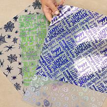 "As Is" Crafter's Companion Trick or Treat Foiled Acetate - 12 Sheets
