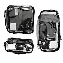 "As Is" Create-A-Case Set of 7 Stuffable Storage Bags