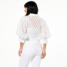 "As Is" Curations x Amy Morrison Burnout Polka Dot Top & Cami