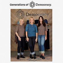 "As Is" Democracy "Ab"solution® High-Rise Round Up Boyfriend Jean