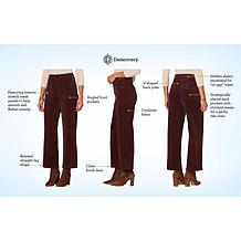 "As Is" Democracy "Ab"solution® Skyrise Straight-Leg Corduroy Pant