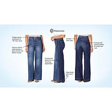 "As Is" Democracy "Ab"solution® Skyrise Wide-Leg Jean