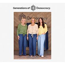 "As Is" Democracy "Ab"solution® Skyrise Wide-Leg Jean