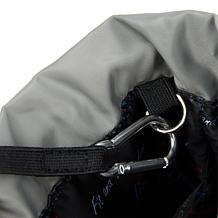 "As Is" Denise Austin Drawstring Water Bottle Crossbody Bag