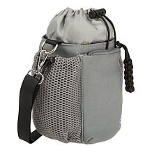 "As Is" Denise Austin Drawstring Water Bottle Crossbody Bag