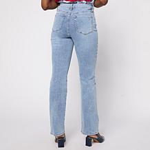 "As Is" DG2 by Diane Gilman Americana Embroidered Bootcut Jean