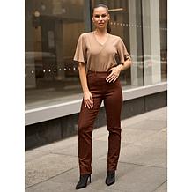 "As Is" DG2 by Diane Gilman Coolmax® Shaper Stretch Denim Straight ...