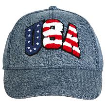 "As Is" DG2 by Diane Gilman Denim USA Baseball Cap