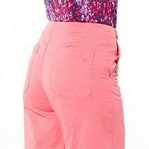 "As Is" DG2 by Diane Gilman Dream Drape Cropped Sailor Culotte Jean