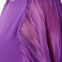 "As Is" DG2 by
Diane Gilman Flutter Sleeve Mixed Media Top