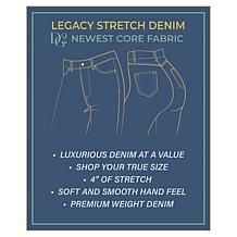 "As Is" DG2 by Diane Gilman Legacy Stretch Denim Pull-On Pencil Jean