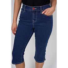 "As Is" DG2 by Diane Gilman New Classic Stretch 5-Pocket Pedal Push...