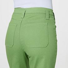 "As Is" DG2 by Diane Gilman New Classic Stretch Cropped Trouser Jean