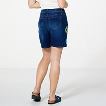 "As Is" DG2 by Diane Gilman New Classic Stretch Denim Essential Short