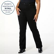 "As Is" DG2 by Diane Gilman New Classic Stretch Denim Mini Bootcut ...