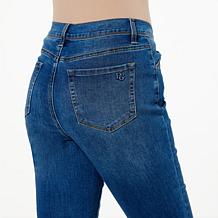 "As Is" DG2 by Diane Gilman New Classic Stretch Denim Skinny Crop Jean