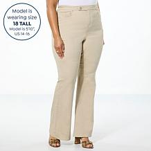 "As Is" DG2 by Diane Gilman New Classic Stretch Denim Tab Waistband...