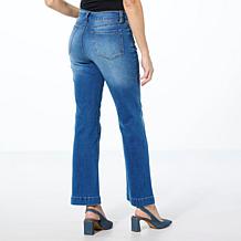 "As Is" DG2 by Diane Gilman New Classic Stretch Denim Trouser Jean