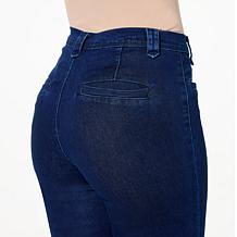 "As Is" DG2 by Diane Gilman New Classic Stretch Straight-Leg Embroi...