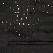 "As Is" DG2 by Diane Gilman Ponte Embellished Blazer