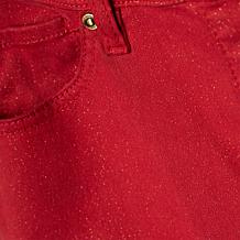 "As Is" DG2 by Diane Gilman Starlight Denim Straight-Leg Jean