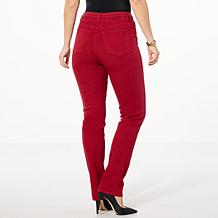 "As Is" DG2 by Diane Gilman Starlight Denim Straight-Leg Jean